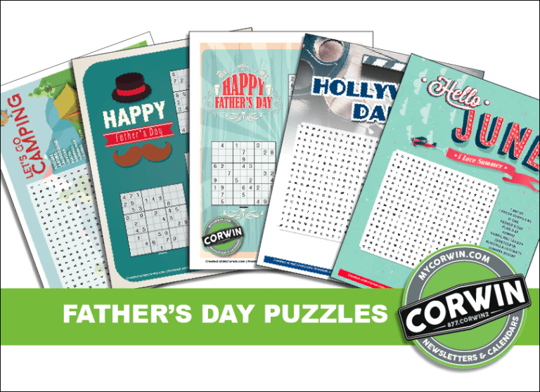 Father's Day Ready • Senior Living Calendars & Newsletters